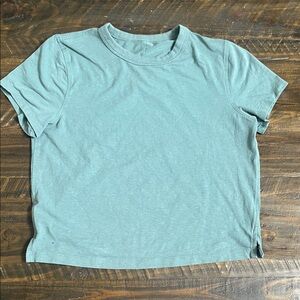 lululemon athletica Teal Short Sleeve Tee